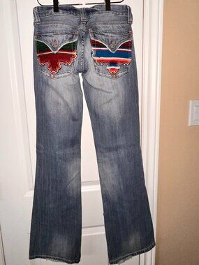 Miss Me Patchwork Pocket Flaps Women's Jeans - Size 26